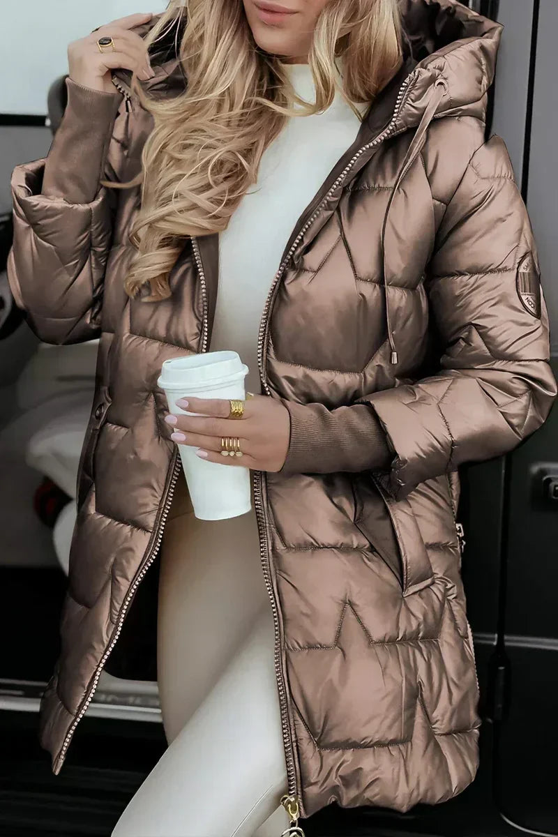Xalviere | Elegant Hooded Jacket