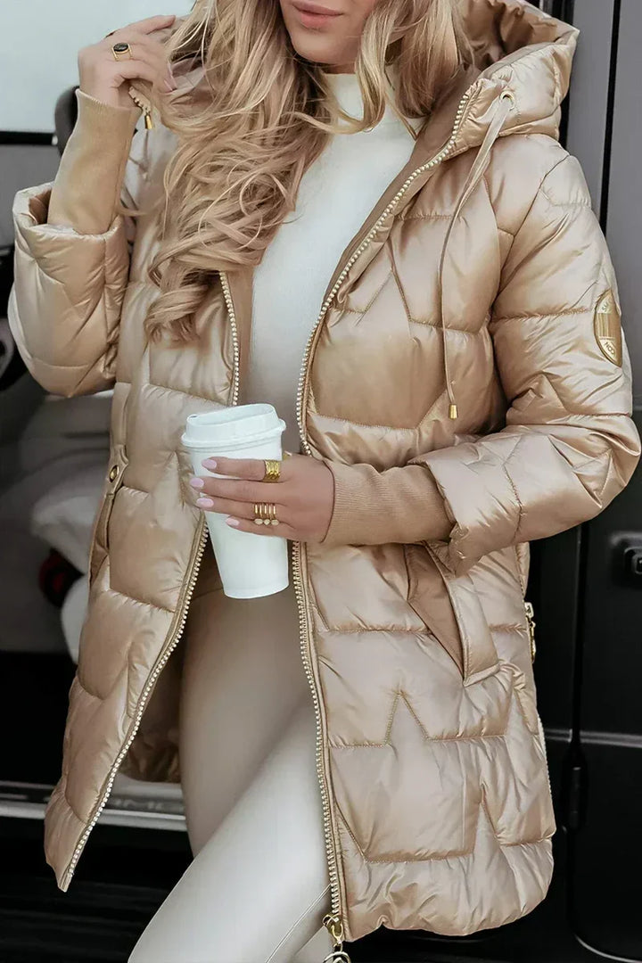 Xalviere | Elegant Hooded Jacket