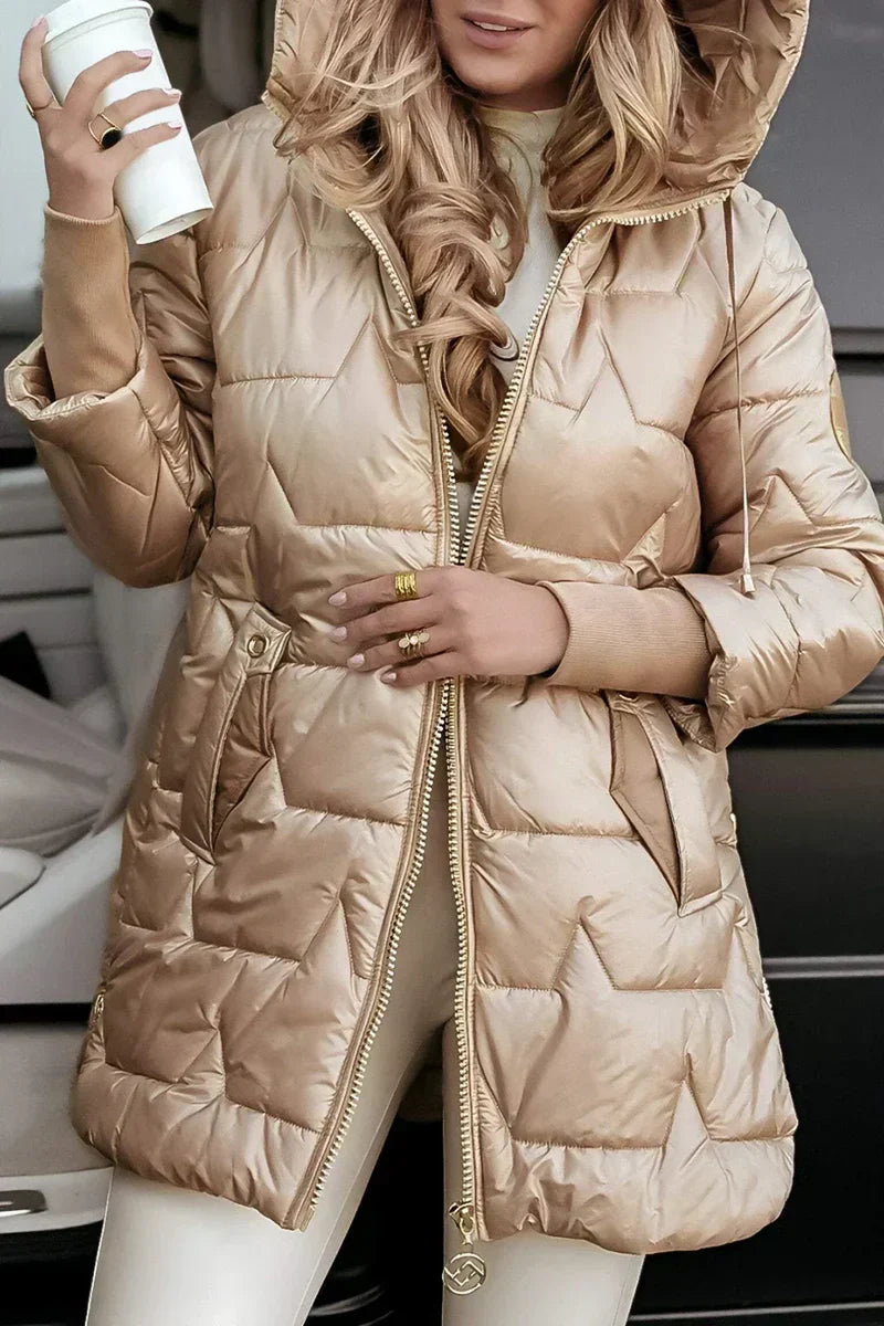 Xalviere | Elegant Hooded Jacket