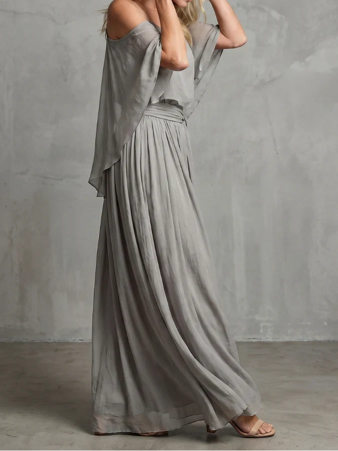 Isabela | Gray Fluid Set