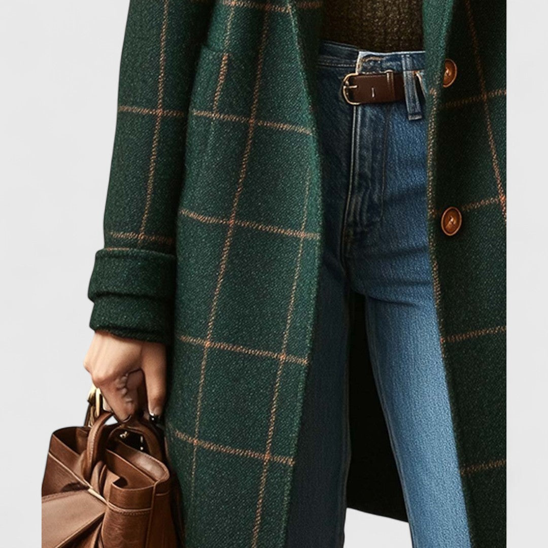 Heritage Classic Check Coat – Timeless Style and Warmth