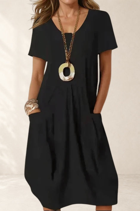 Alani | Easy Casual Flow Midi Dress