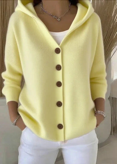 Avora | Elegant Hooded Cardigan
