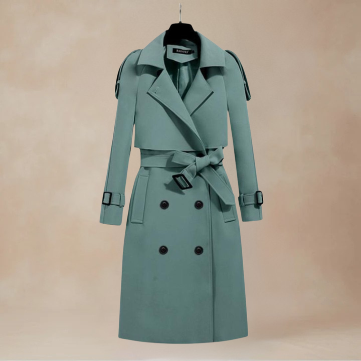 Ashbury Longline Trench Coat - Modern, Sleek Outerwear