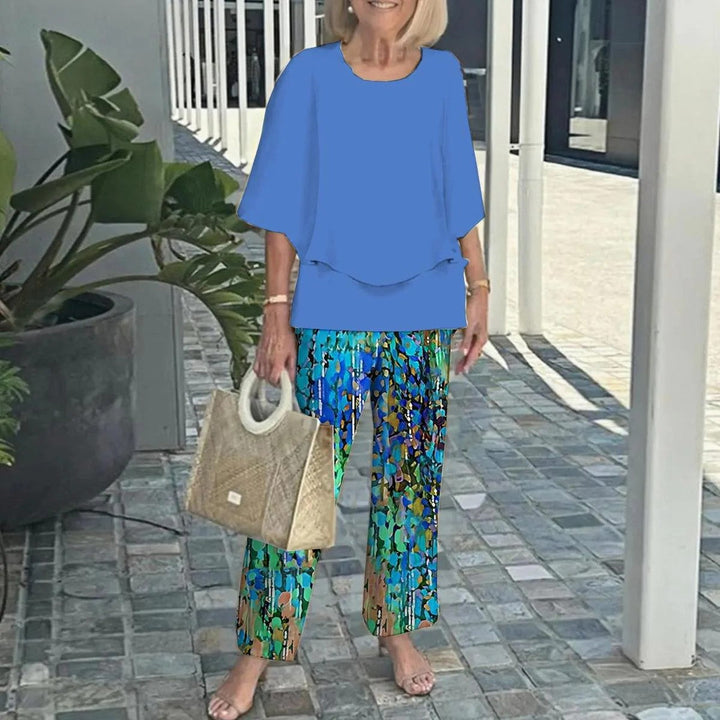 Laila | Casual Half Sleeves Two Piece Set
