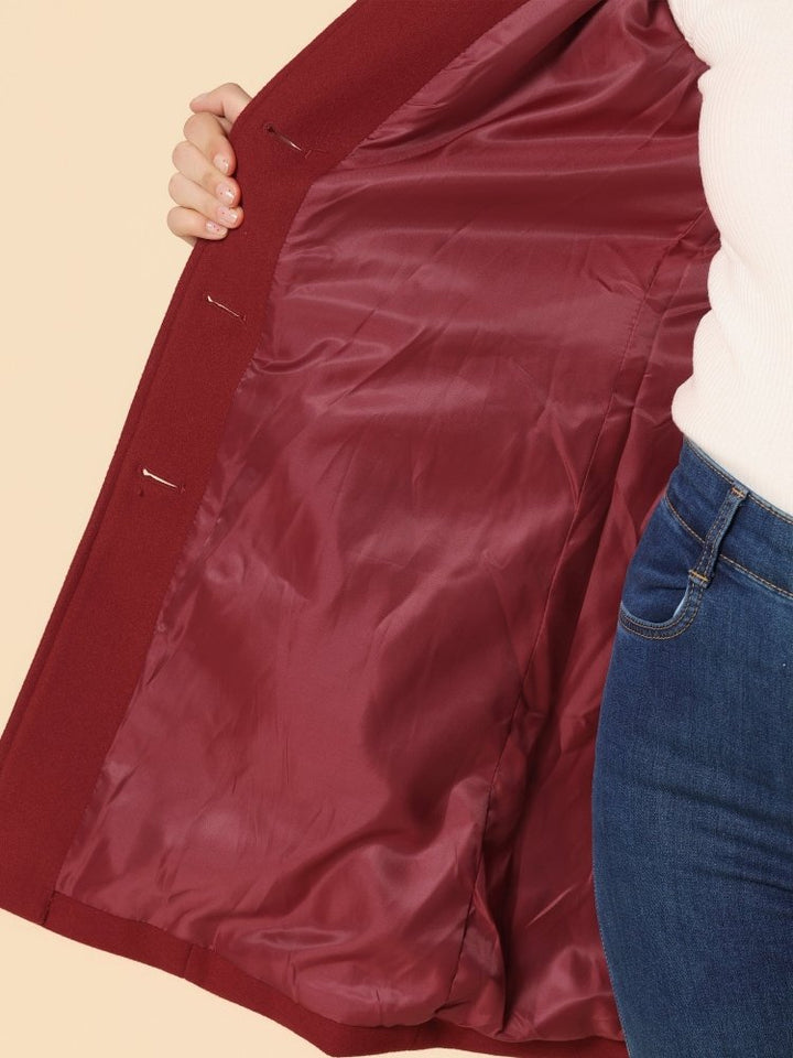 Helena Women's Button-Up Winter Coat — Warm, Timeless Style for Winter