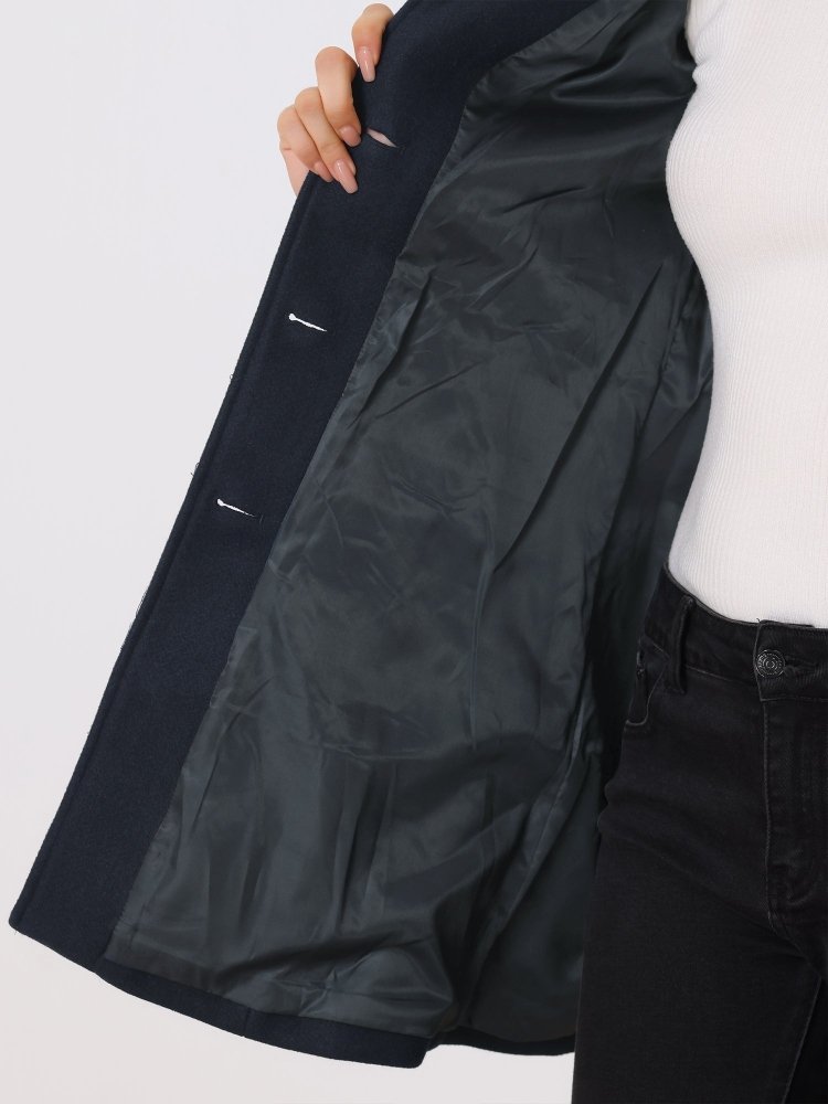 Helena Women's Button-Up Winter Coat — Warm, Timeless Style for Winter