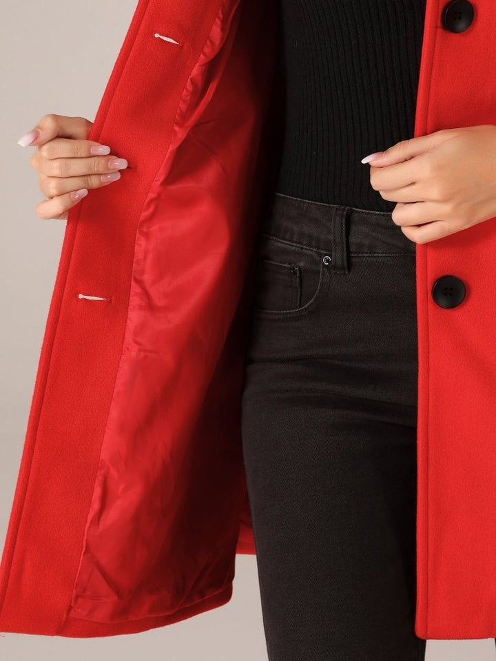 Helena Women's Button-Up Winter Coat — Warm, Timeless Style for Winter