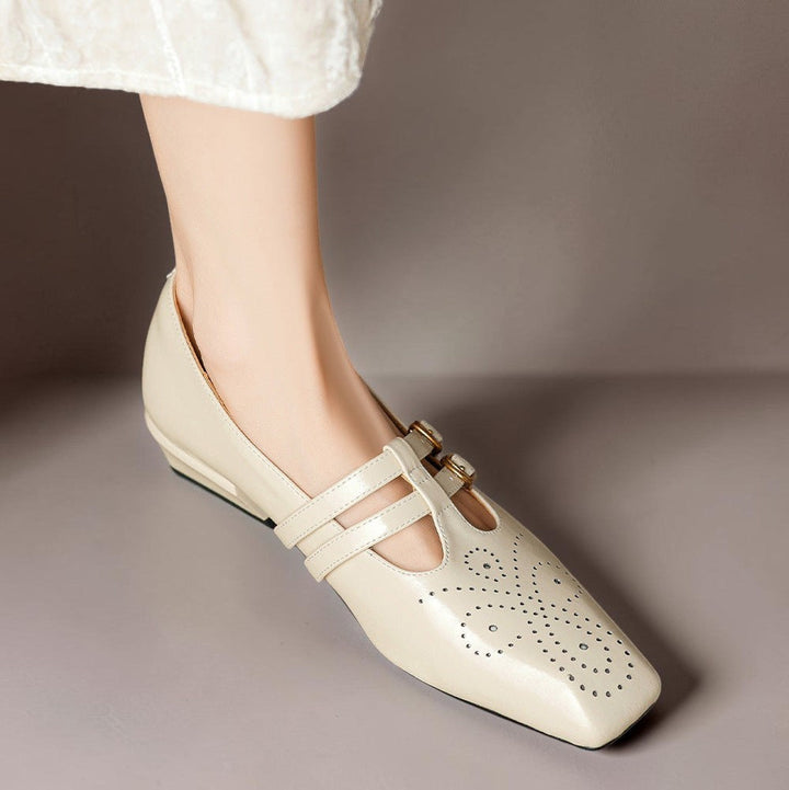 Marisol | Brogued Dual-Strap Mary Jane Pump
