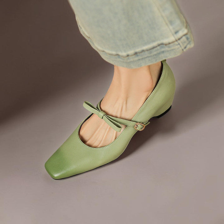 Bryony | Bow-Strap Mary Jane Pump
