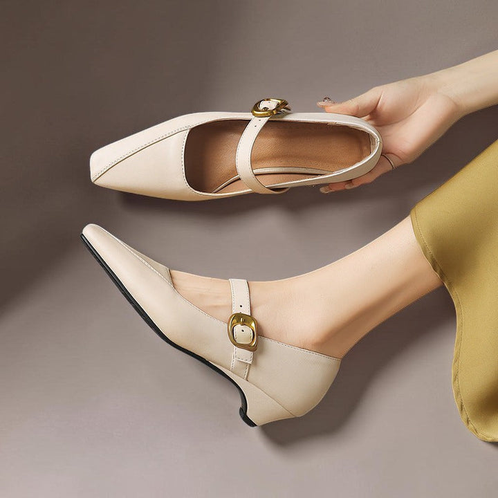 Zorae | Paneled Mary Jane Heel