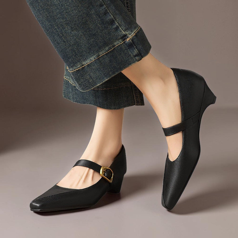 Zorae | Paneled Mary Jane Heel