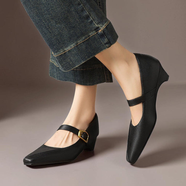 Zorae | Paneled Mary Jane Heel