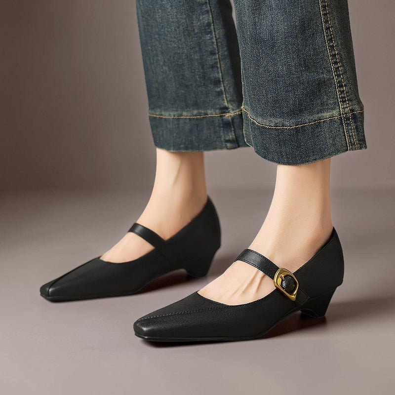 Zorae | Paneled Mary Jane Heel