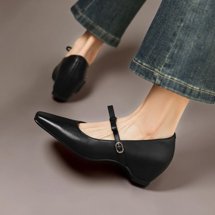 Bryony | Bow-Strap Mary Jane Pump