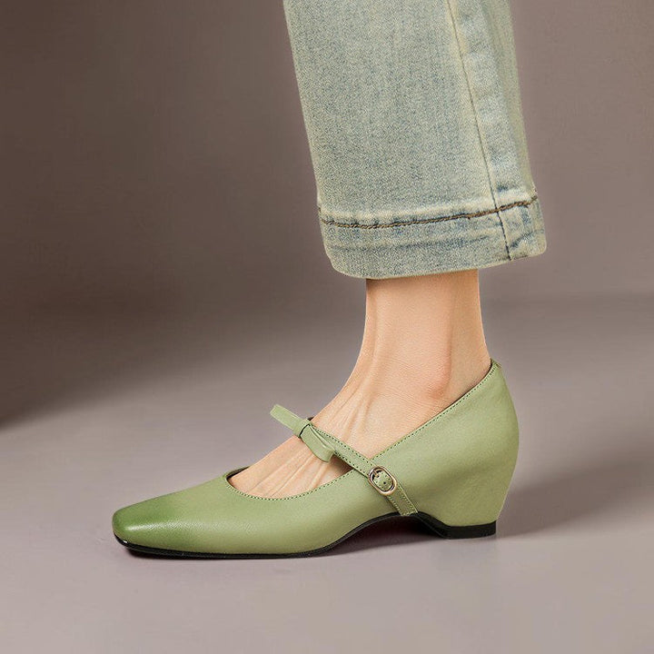 Bryony | Bow-Strap Mary Jane Pump
