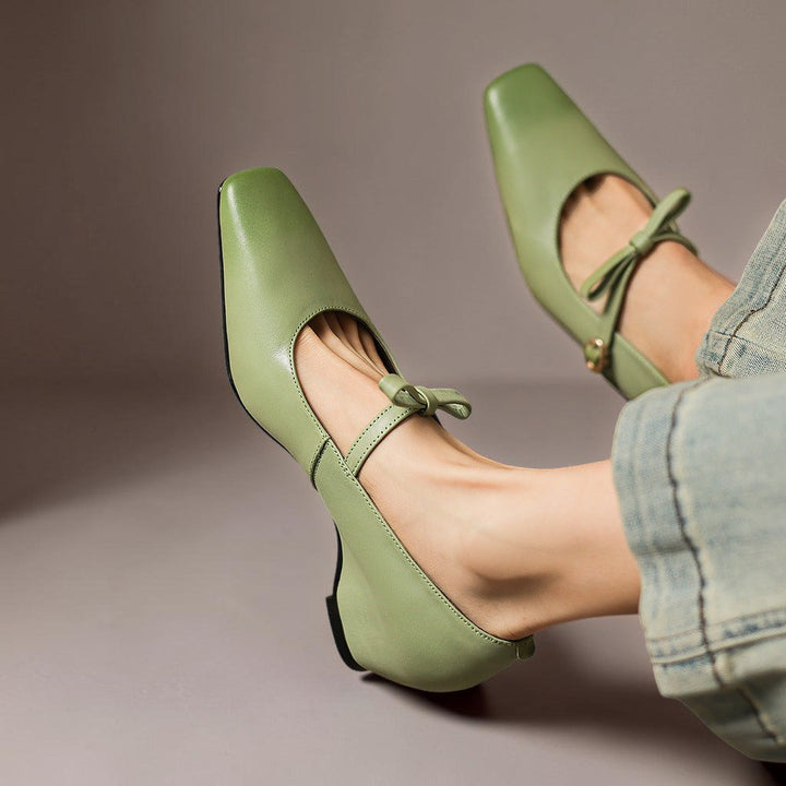 Bryony | Bow-Strap Mary Jane Pump