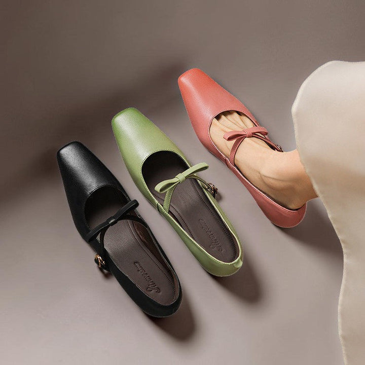Bryony | Bow-Strap Mary Jane Pump