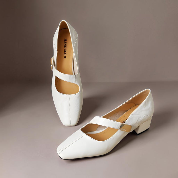 Quera | Chiseled Square-Toe Mary Jane Pump