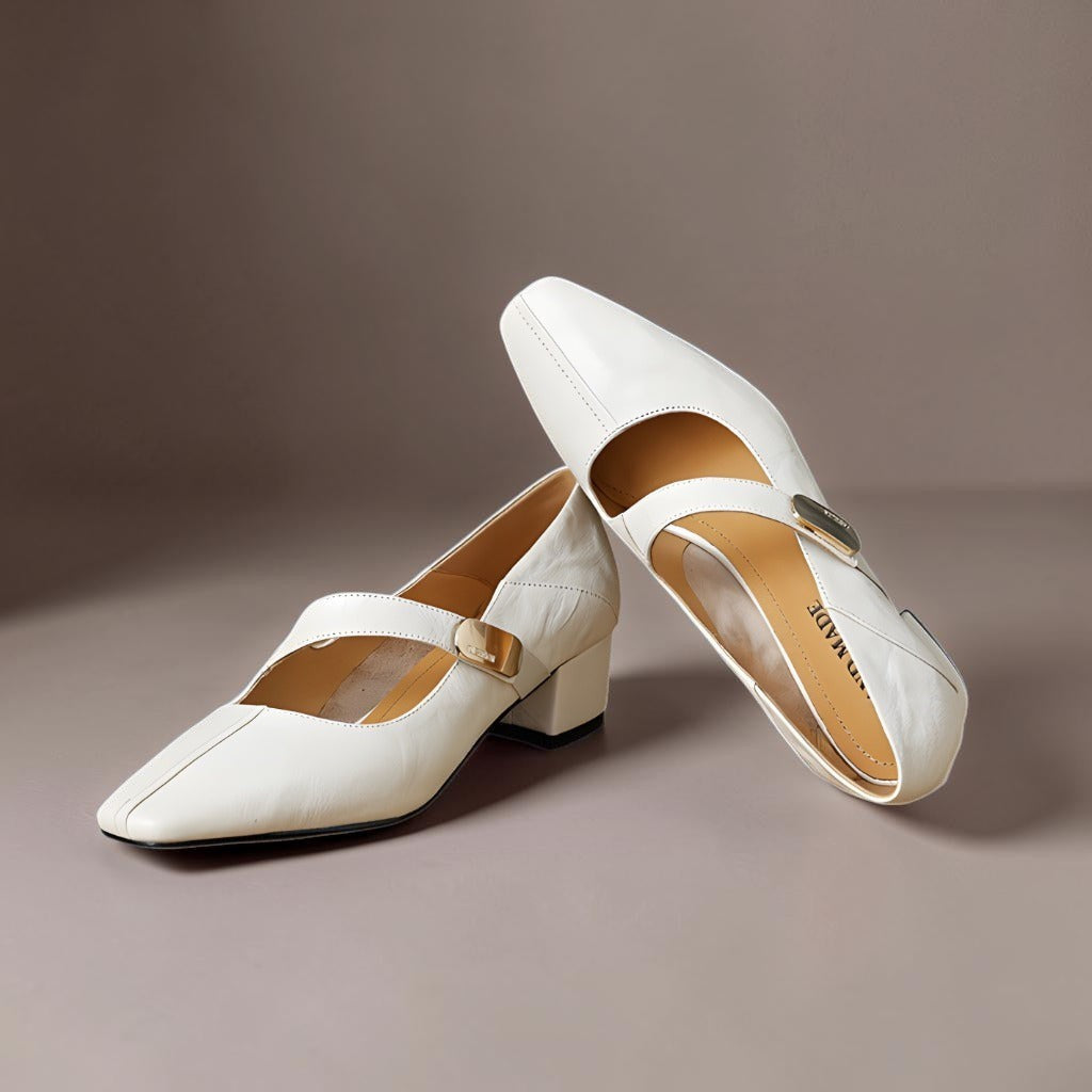 Quera | Chiseled Square-Toe Mary Jane Pump
