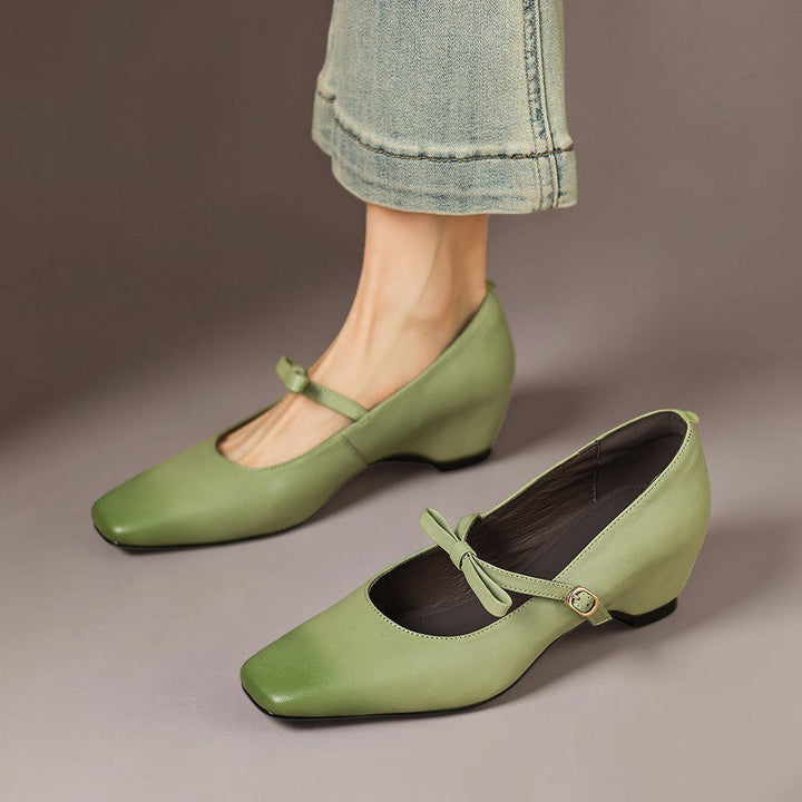 Bryony | Bow-Strap Mary Jane Pump