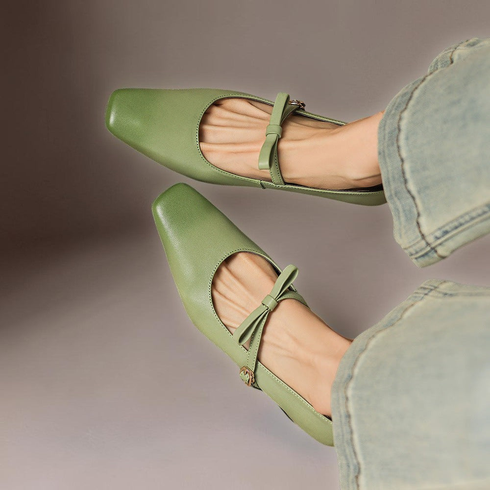Bryony | Bow-Strap Mary Jane Pump