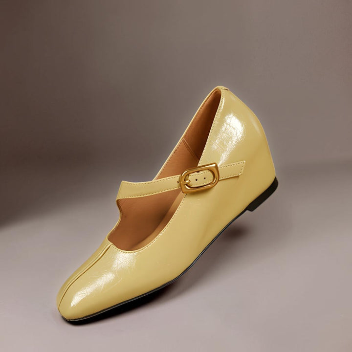 Viora | Genuine Leather Mary Jane Heels