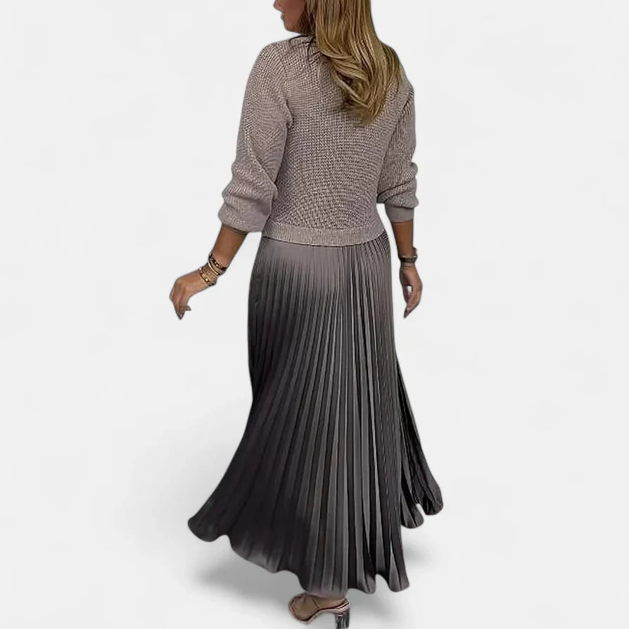 Isa - Women's Long Sleeve Maxi Dress