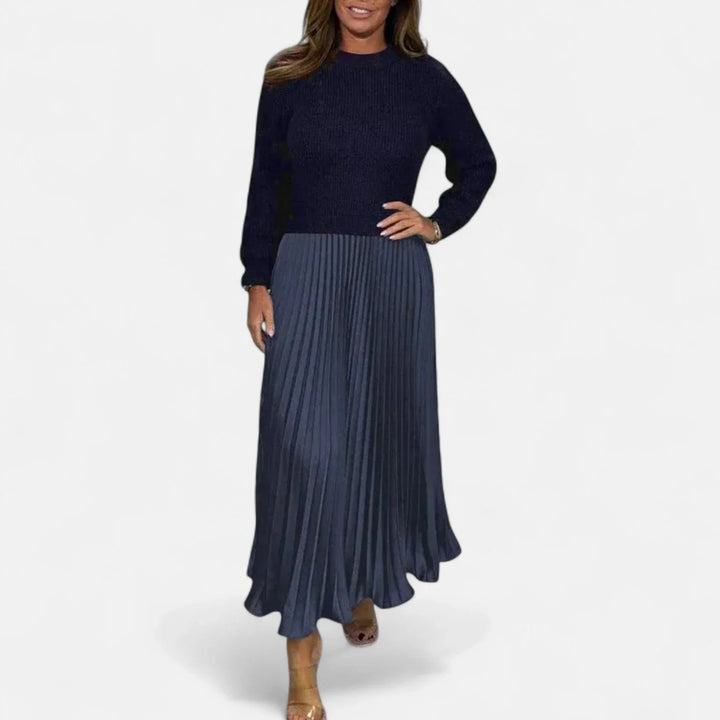 Isa - Women's Long Sleeve Maxi Dress
