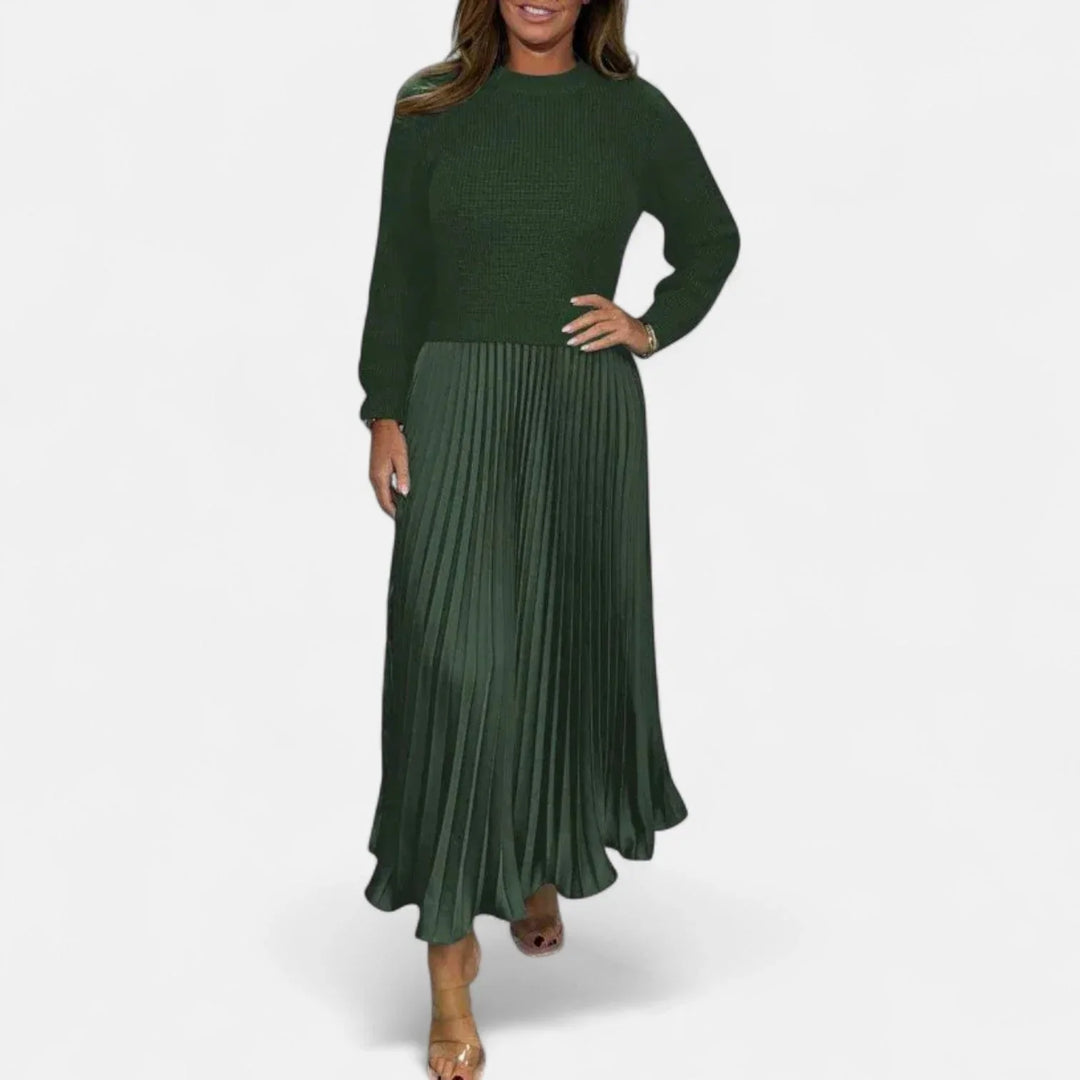 Isa - Women's Long Sleeve Maxi Dress