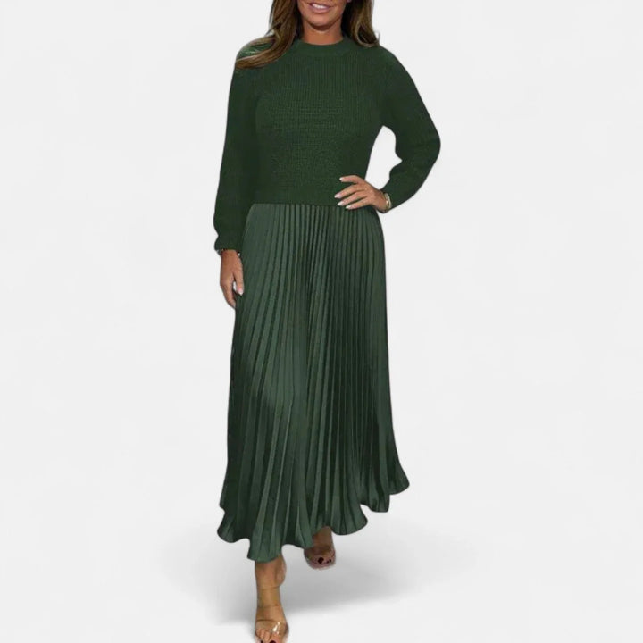 Isa - Women's Long Sleeve Maxi Dress