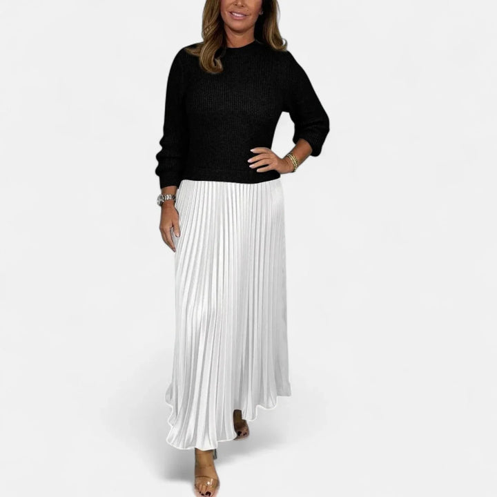 Isa - Women's Long Sleeve Maxi Dress