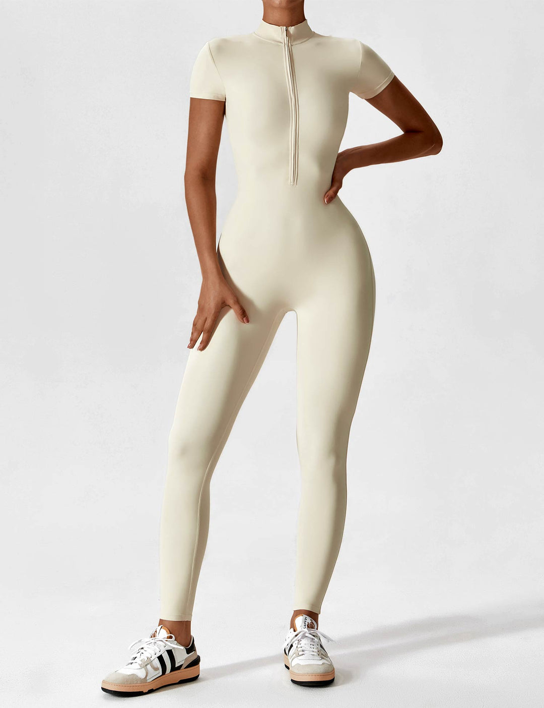 Evalina -  Zipper Jumpsuit